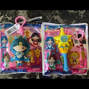 Sailor Moon Figural Bag Clip ~ Mercury and Wand